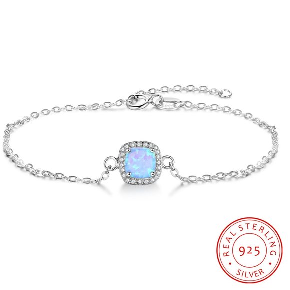Brand New 925 silver bracelet Valentine Gift B002 - Picture 1 of 6